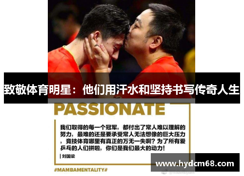 致敬体育明星:他们用汗水和坚持书写传奇人生 致敬体育明星:他们用汗水和坚持书写传奇人生